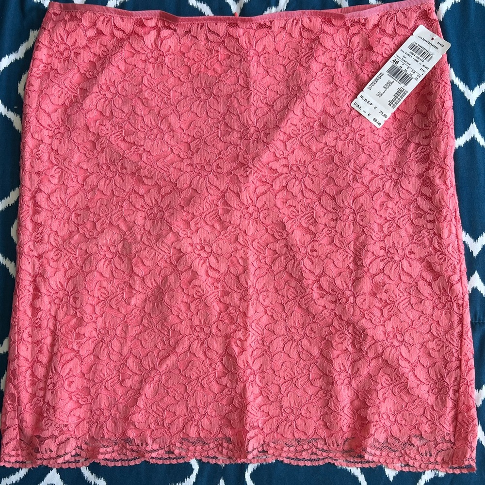 Perfect Coral pencil skirt size 12 Taifun designer